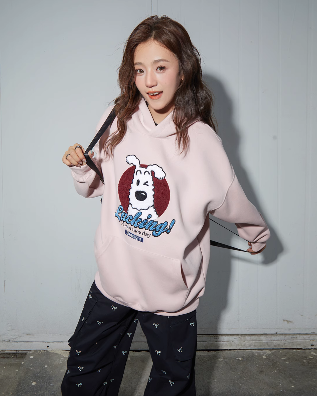 Dog Print Sweat Tops C2N0019