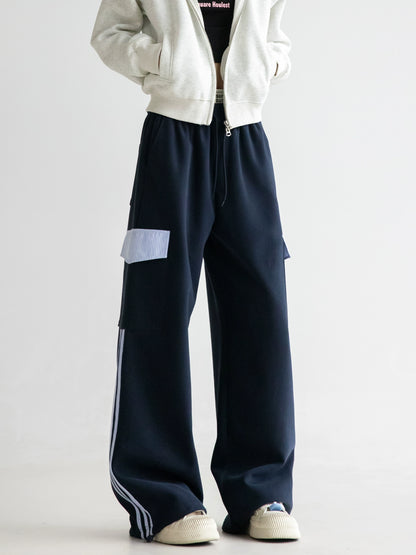 Contrast Color Sweatpants C2N0051