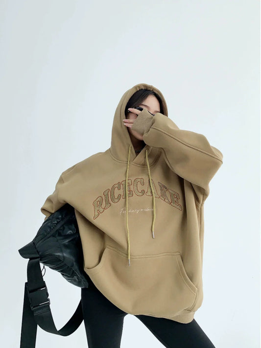 Oversized Logo Sweat Hoodie YLS0065