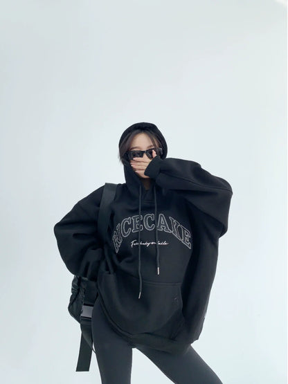 Oversized Logo Sweat Hoodie YLS0065