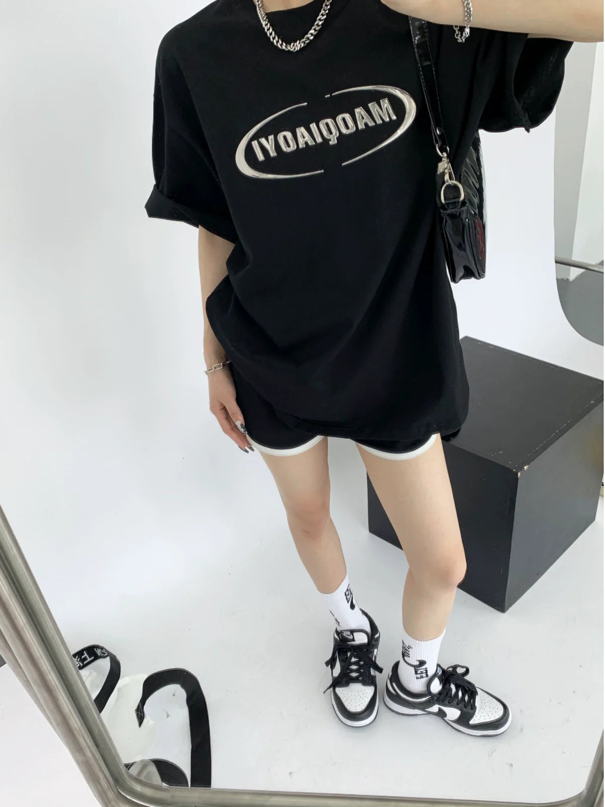 Metal Logo Short Sleeve T-Shirt YLS0117