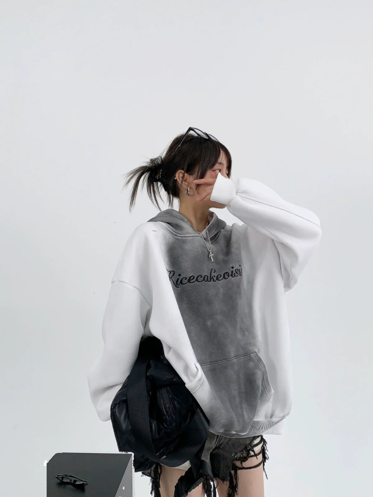 Vintage Fabricated Sweat Hoodie YLS0020