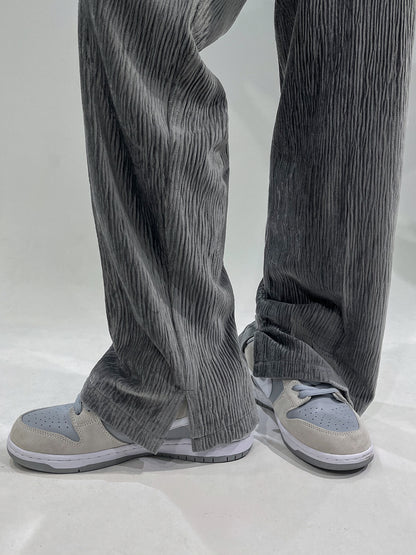 Velour Stripe Easy Wide Pants GBG0017