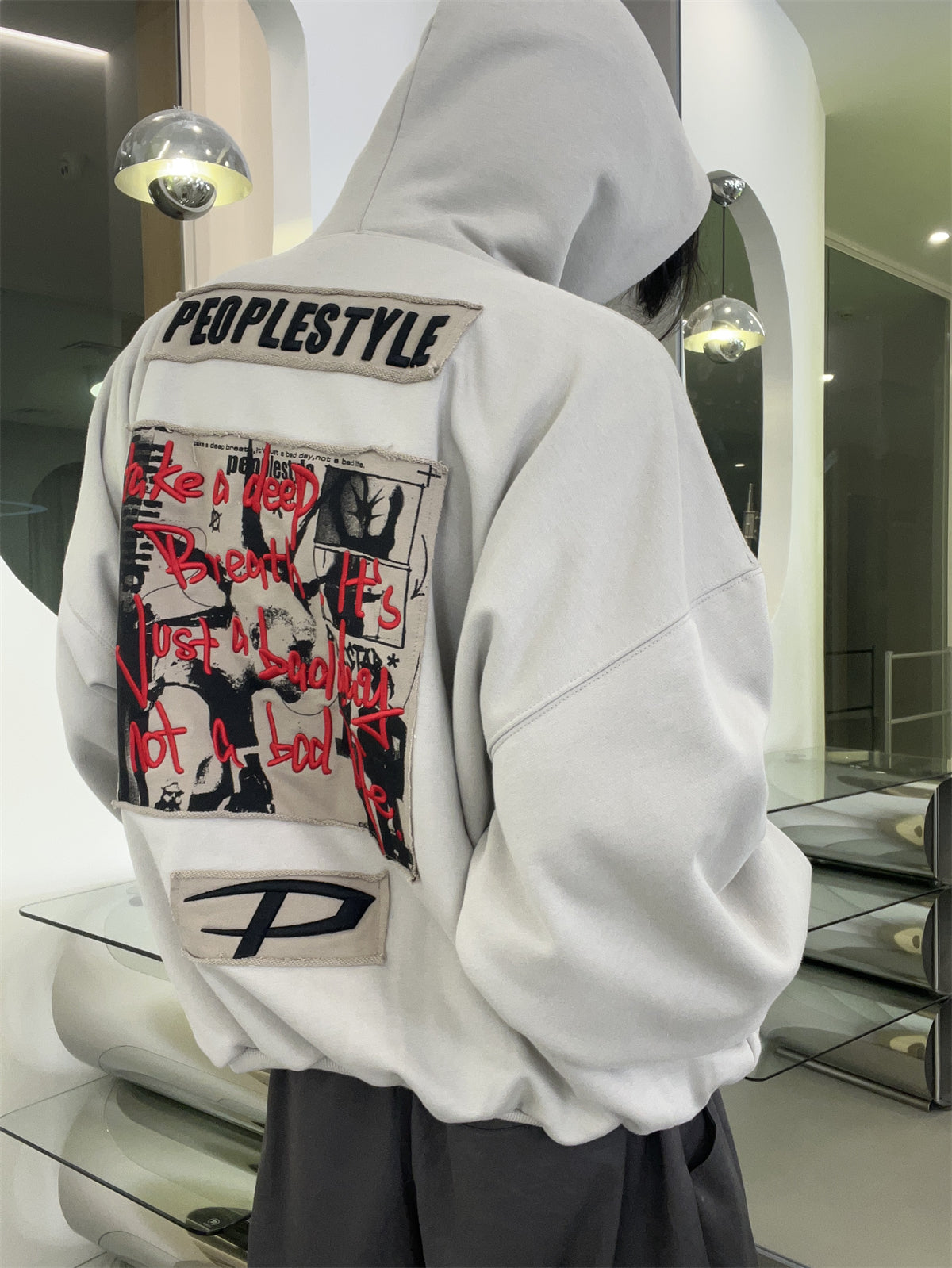 Back Print Sweat Hoodie PPS0003