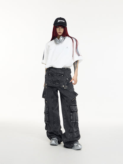 Unisex Denim Pants Overall PPS0031